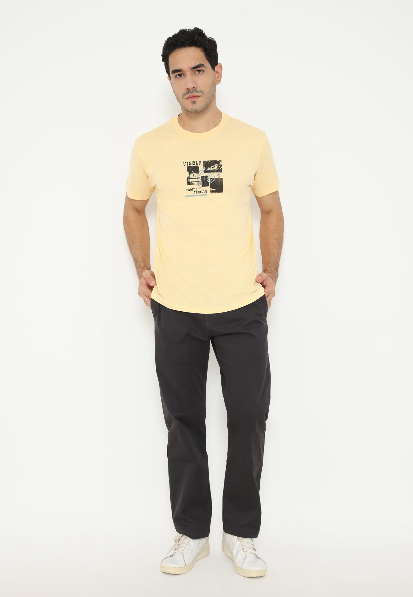 VISSLA-TROPIC THRILLS COSMIC SS ORGANIC TEE