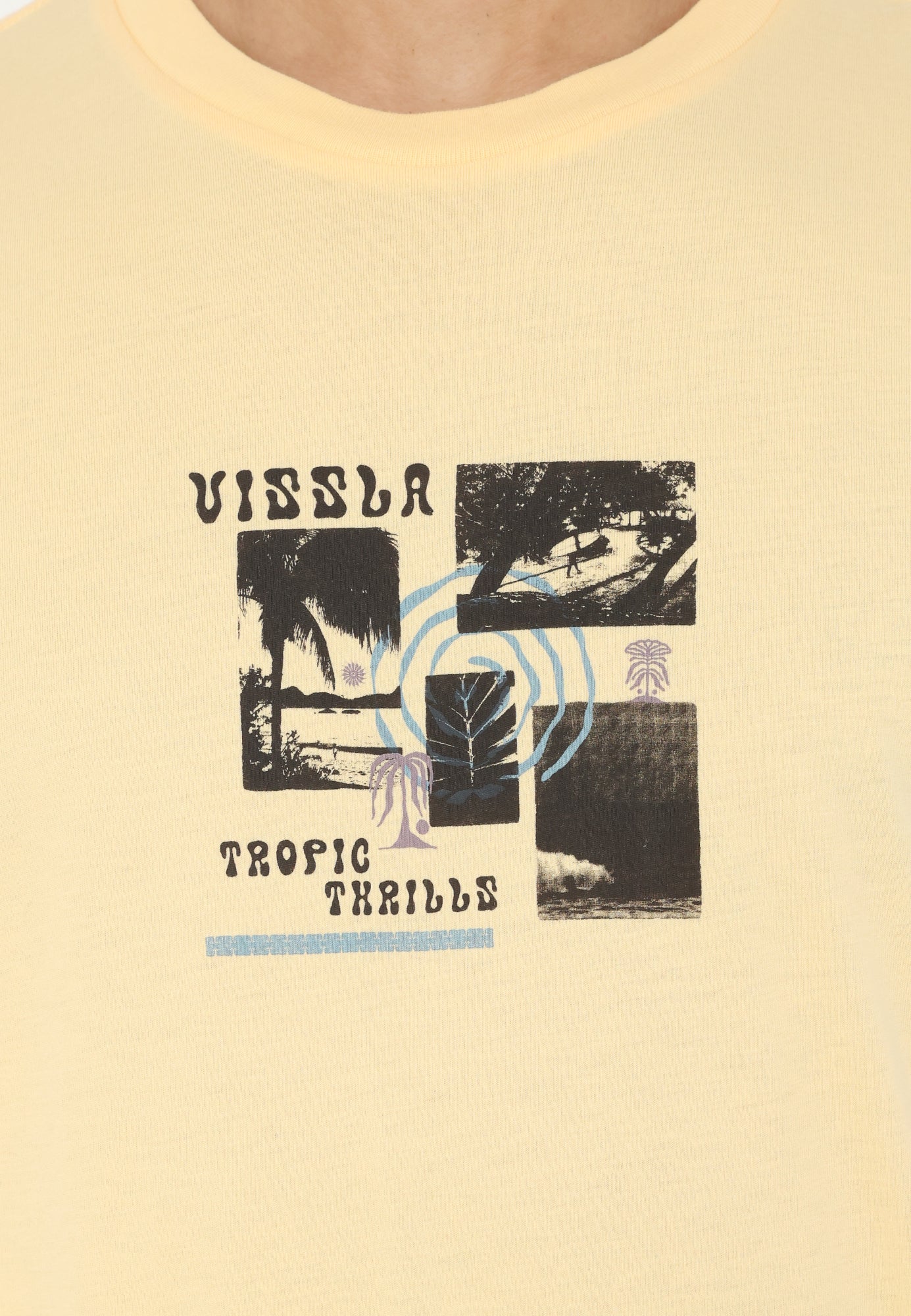 VISSLA-TROPIC THRILLS COSMIC SS ORGANIC TEE