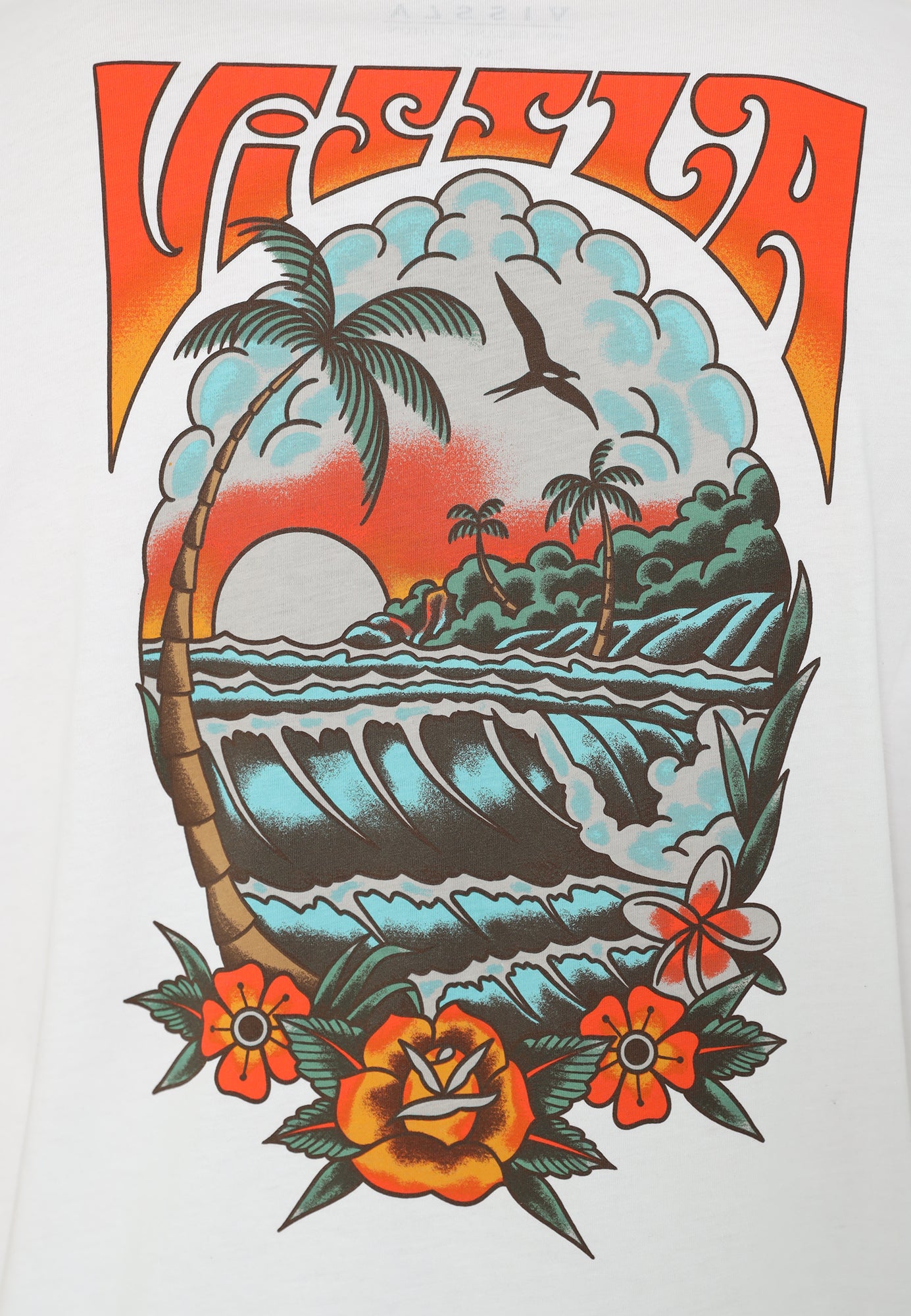 VISSLA-INKED ORGANIC TEE-WHT