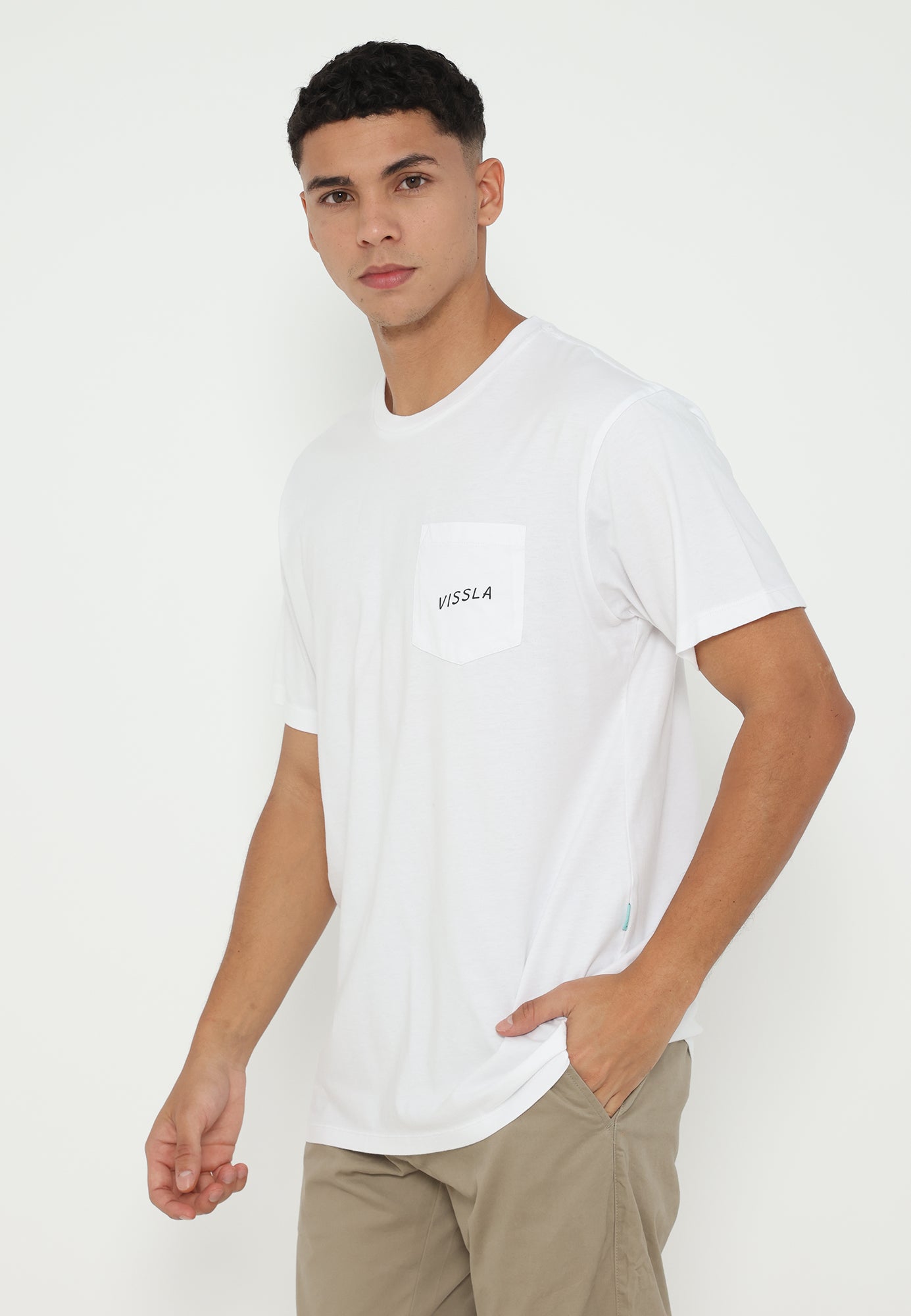 VISSLA-CAPTAIN SS ORGANIC POCKET TEE