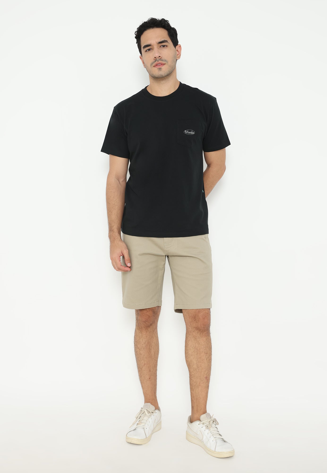 VISSLA-SHRED SERVICES SS ORGANIC POCKET TEE