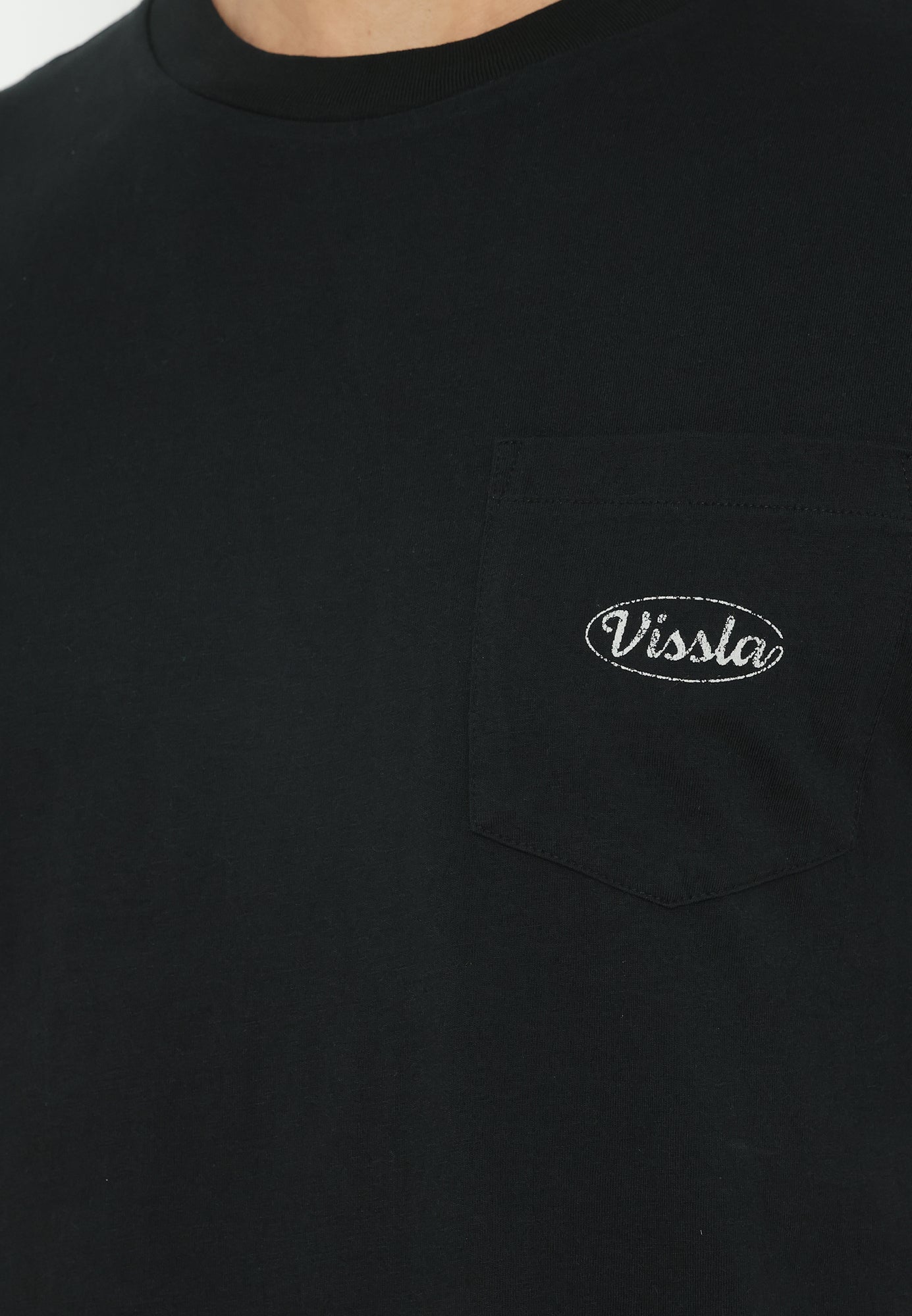 VISSLA-SHRED SERVICES SS ORGANIC POCKET TEE