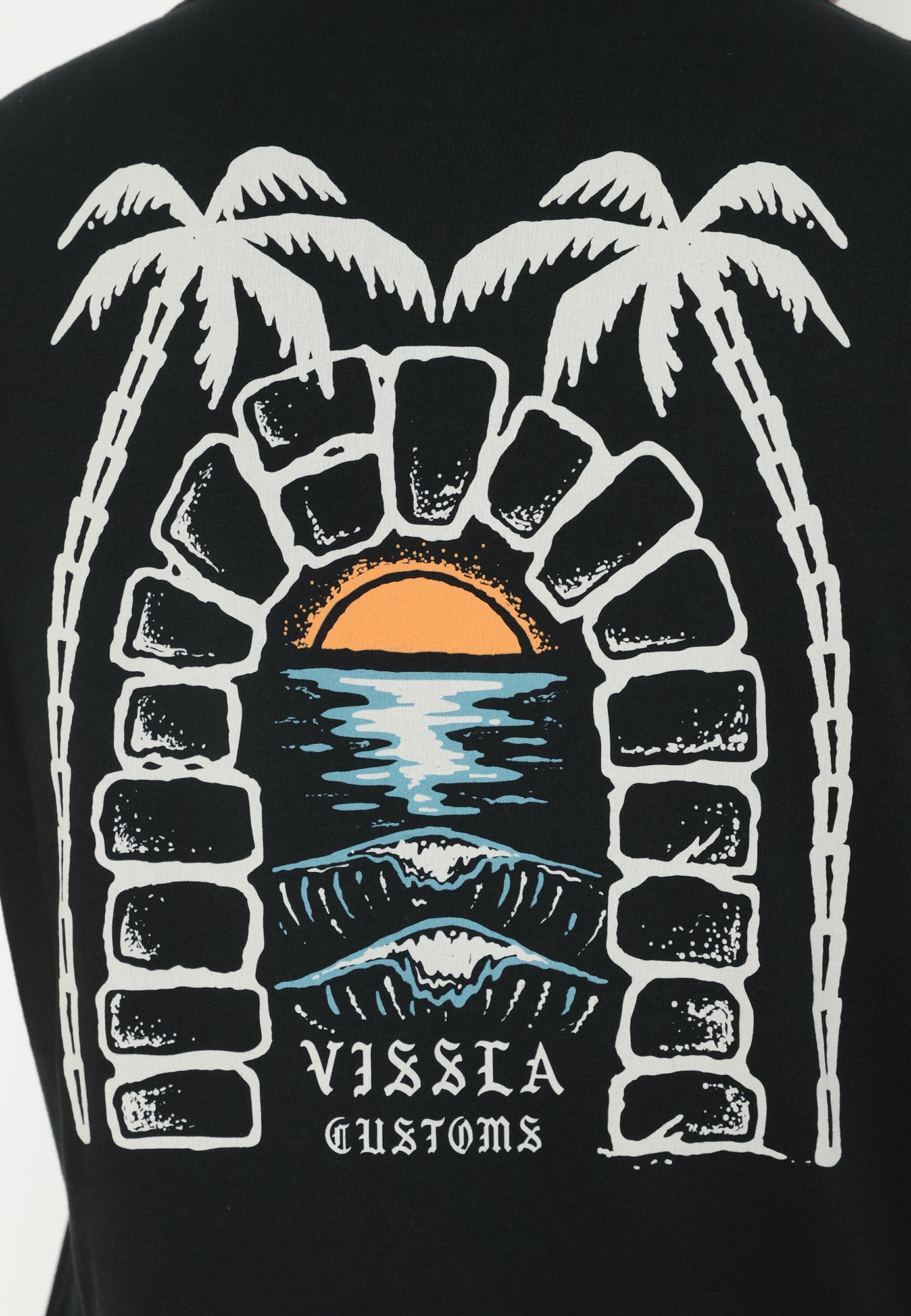 VISSLA-ARCHWAVES ORGANIC MUSCLE TEE