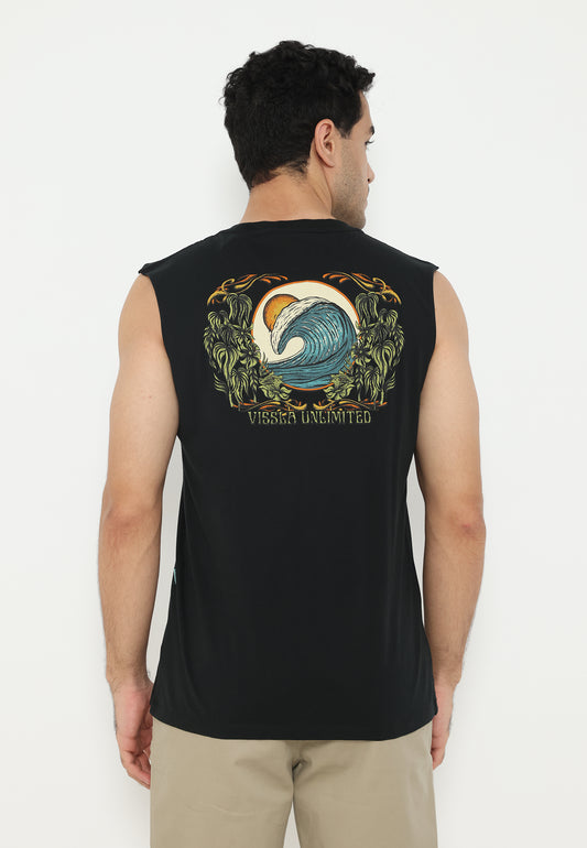 VISSLA-SHALLOWS ORGANIC MUSCLE TEE