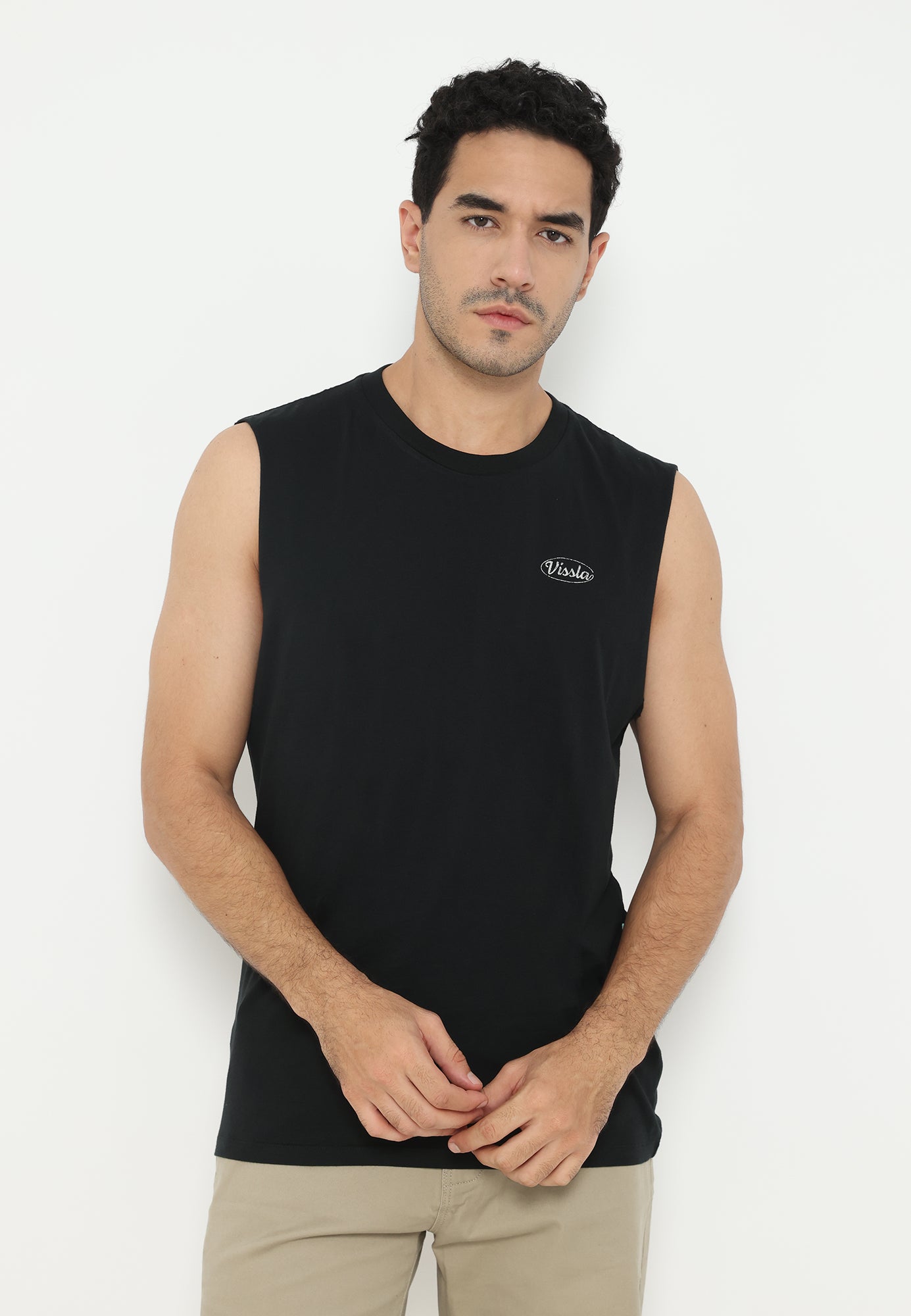 VISSLA-SHRED SERVICES ORGANIC MUSCLE TEE