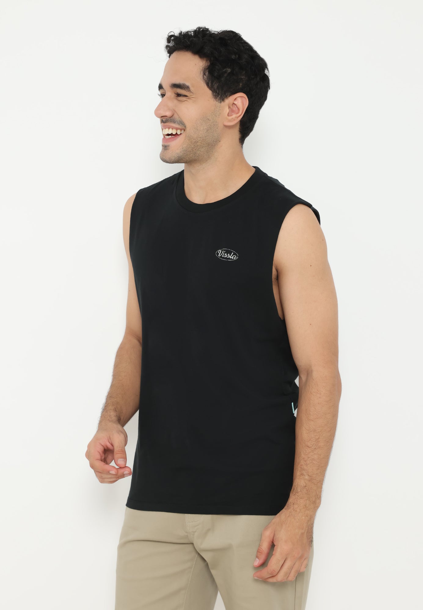 VISSLA-SHRED SERVICES ORGANIC MUSCLE TEE