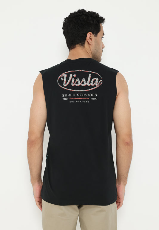 VISSLA-SHRED SERVICES ORGANIC MUSCLE TEE