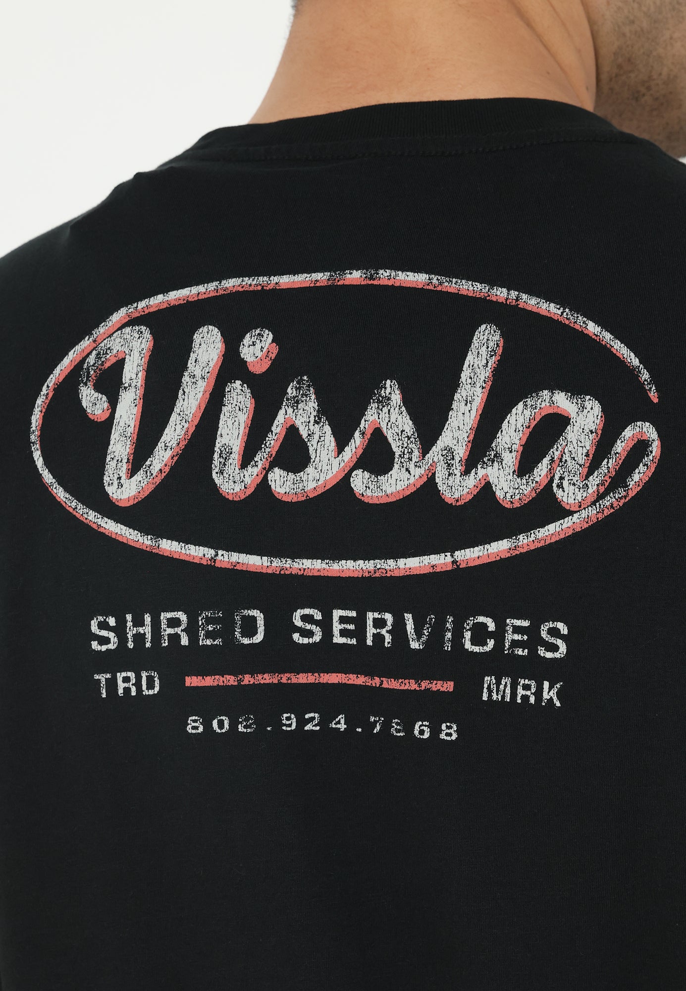 VISSLA-SHRED SERVICES ORGANIC MUSCLE TEE