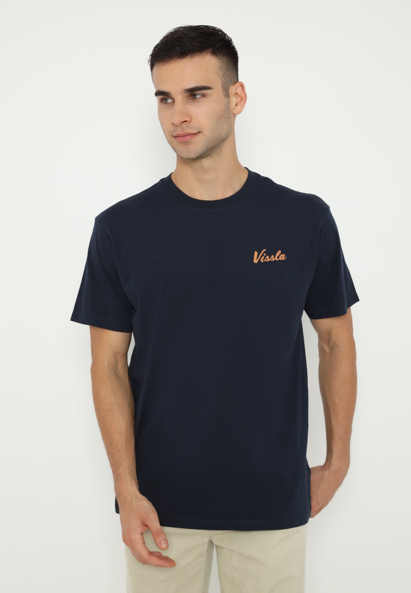 VISSLA-REEFER COMP ORGANIC TEE -DKD