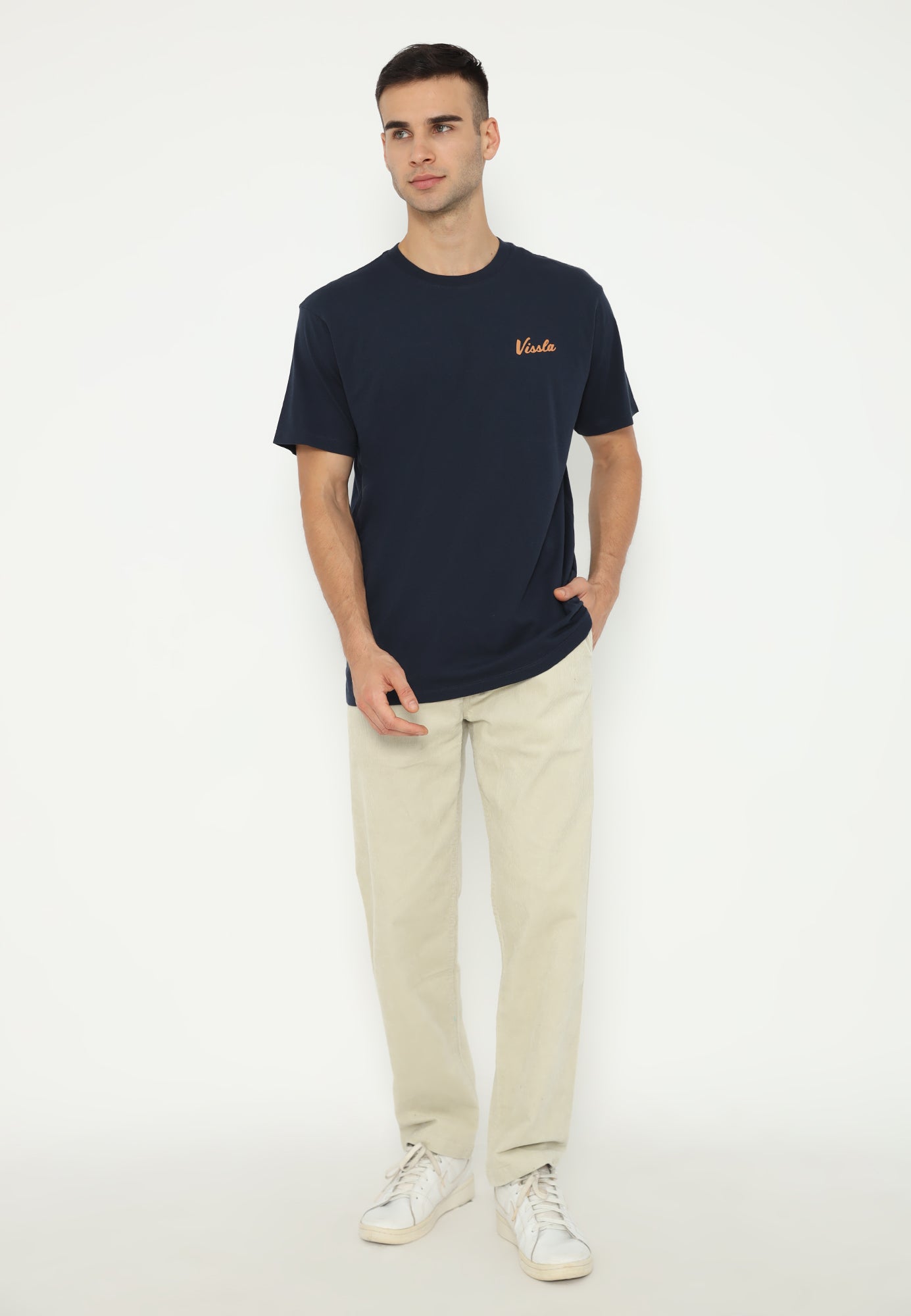 VISSLA-REEFER COMP ORGANIC TEE -DKD