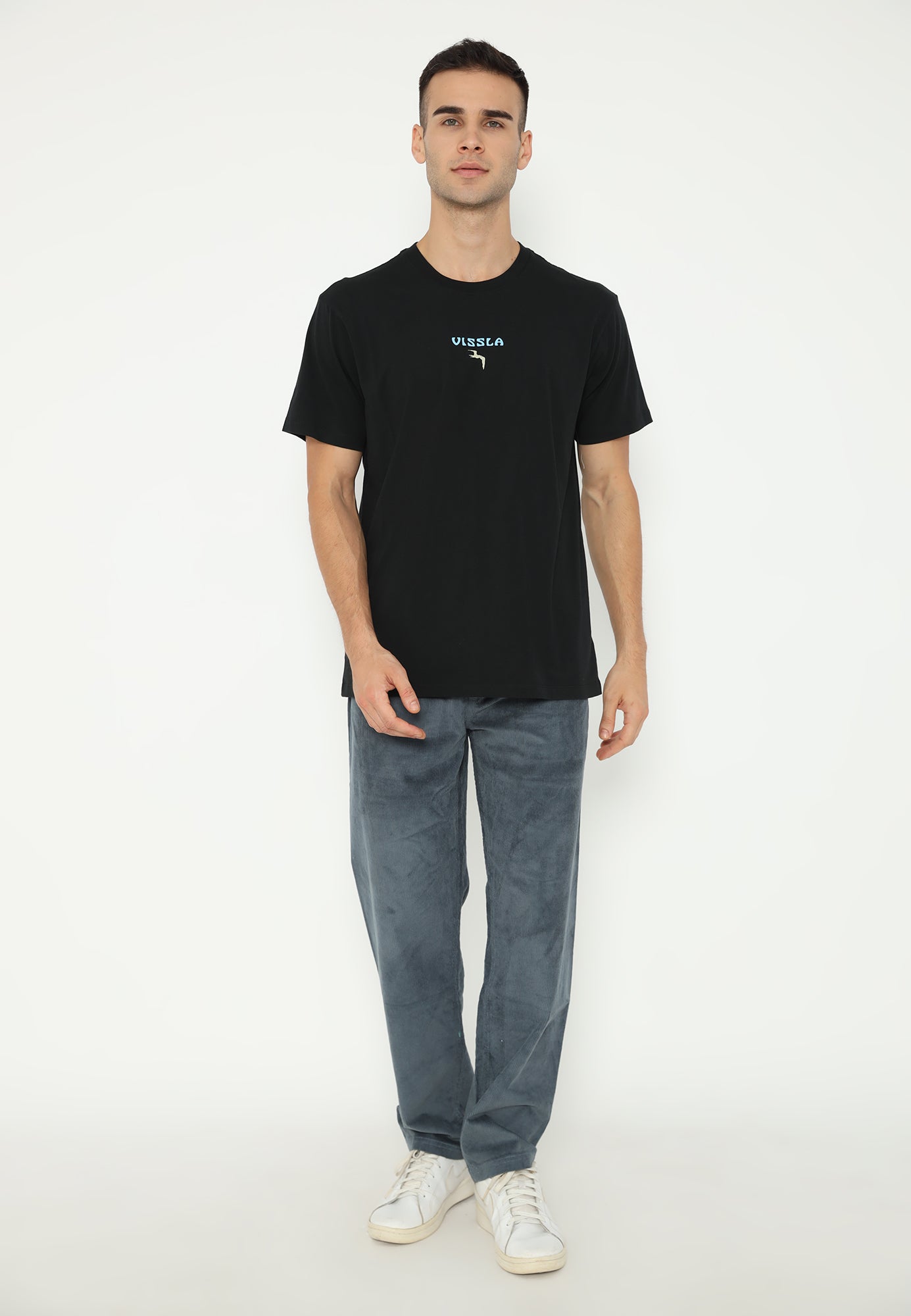 VISSLA-TRES PALMAS COMP ORGANIC TEE-BLK