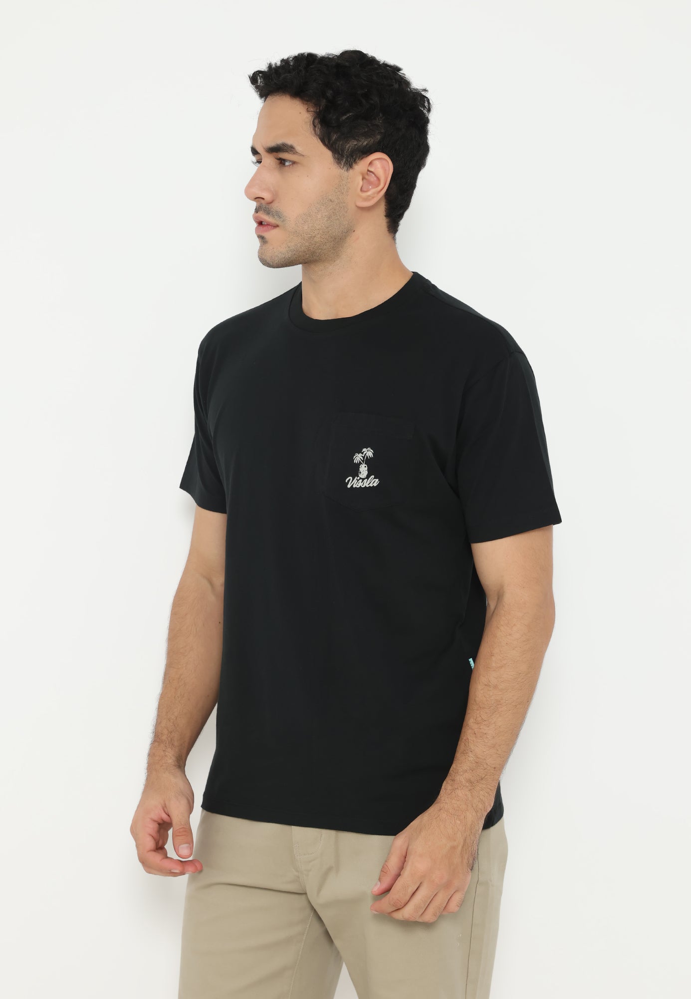 VISSLA-GOONS SS ORGANIC POCKET TEE