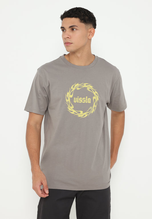 VISSLA-RING OF FIRE SS ORGANIC TEE