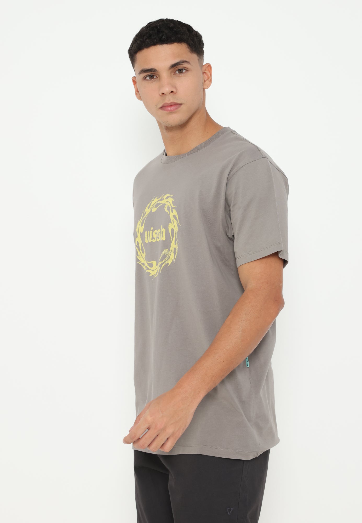 VISSLA-RING OF FIRE SS ORGANIC TEE