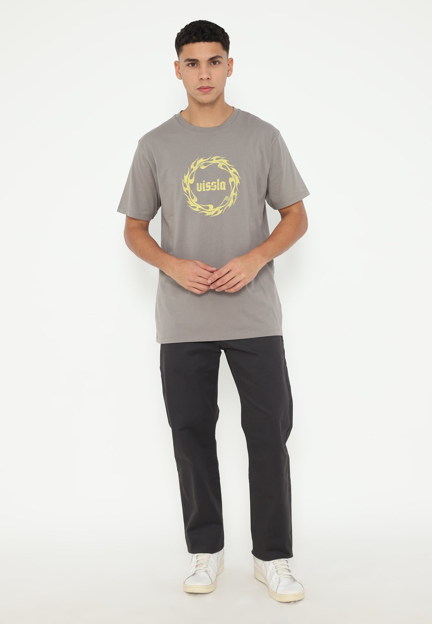VISSLA-RING OF FIRE SS ORGANIC TEE