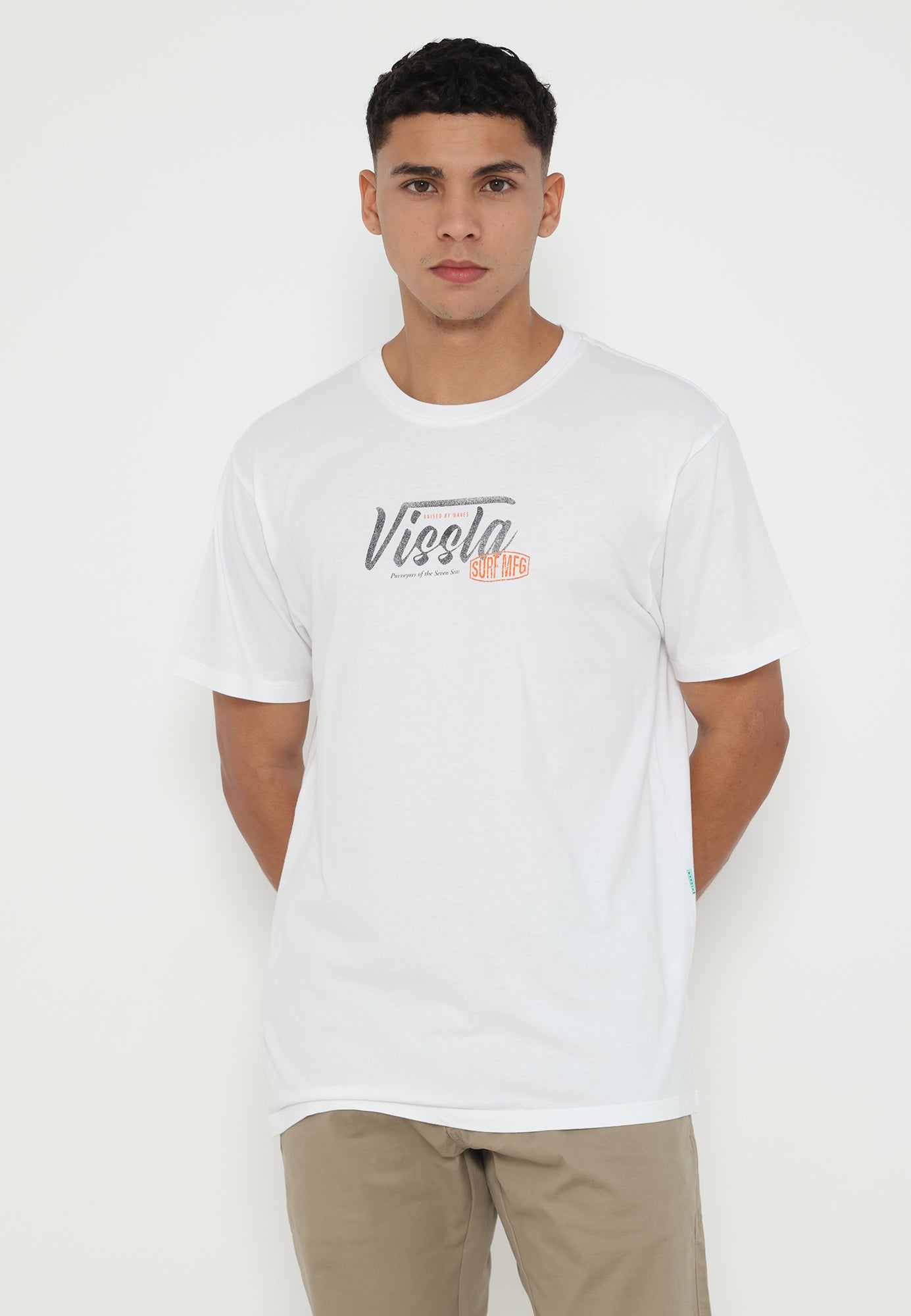 VISSLA-STAMPED SS ORGANIC TEE