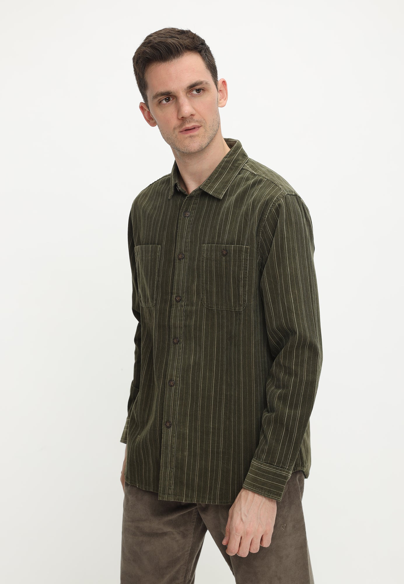 VISSLA-RAILS CORD LS SHIRT