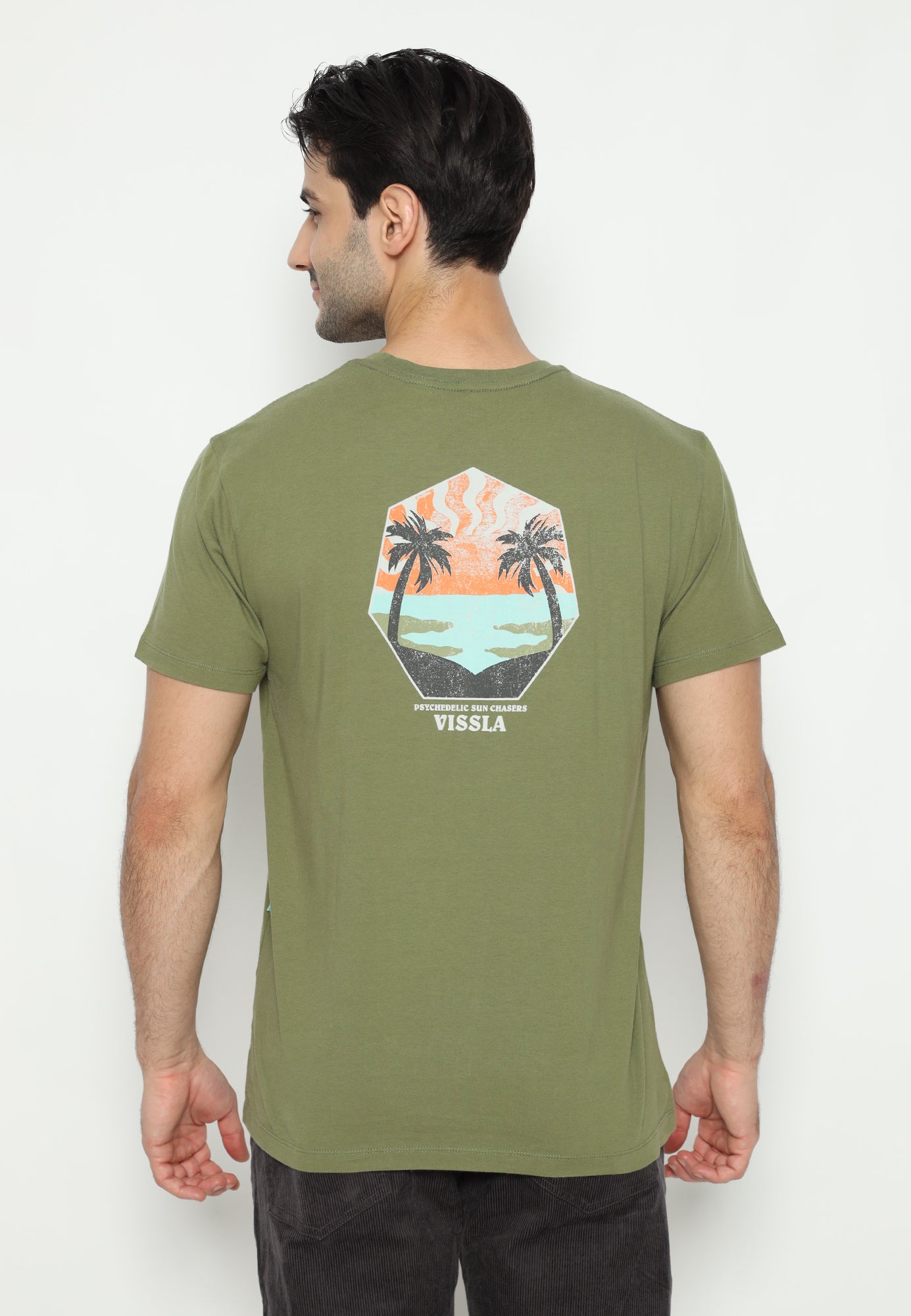 VISSLA-PSYCHEDELIC PALMS SS TEE