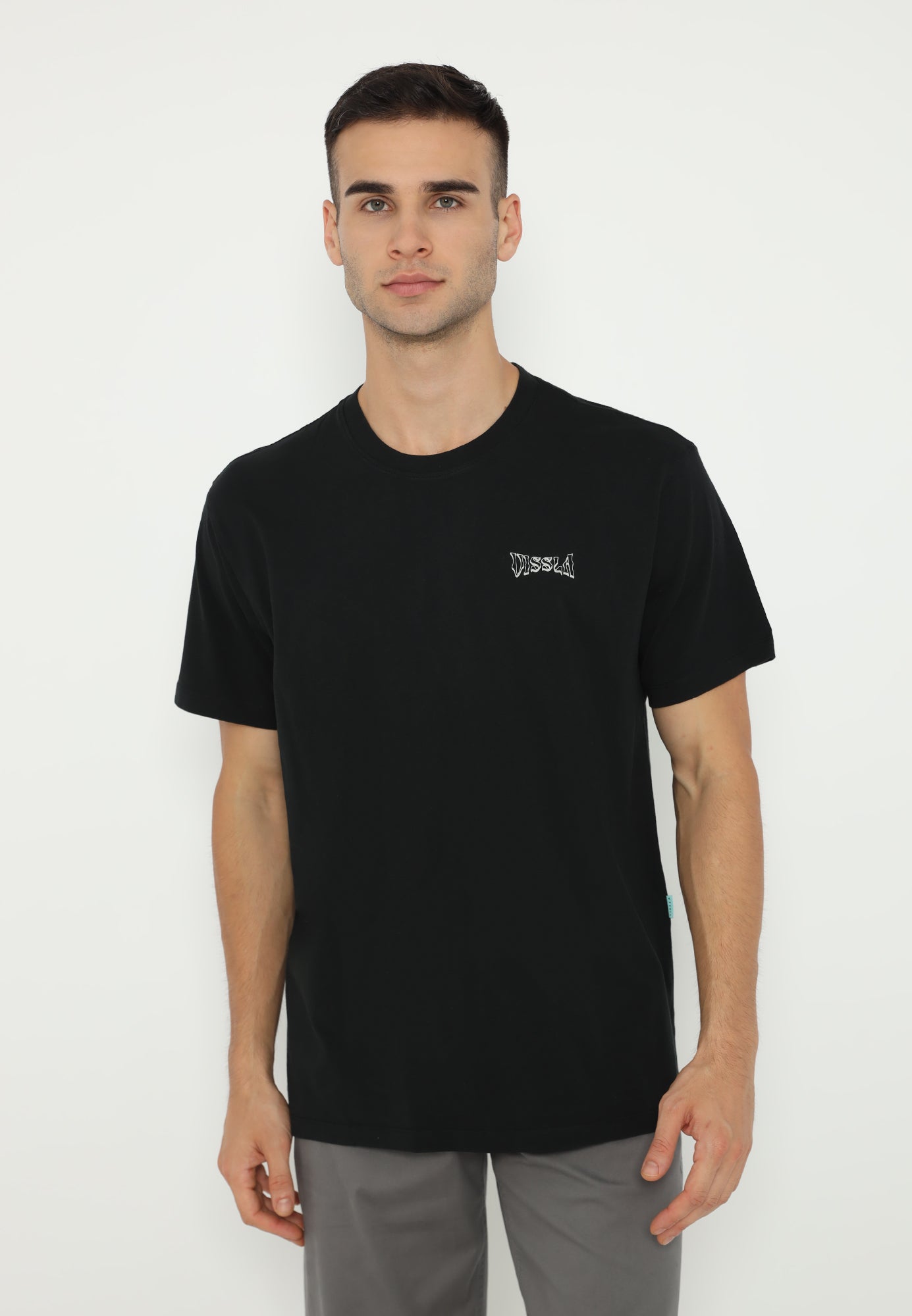 VISSLA-MASTERS OF STOKE COSMIC WASH SS ORGANIC TEE-BLK