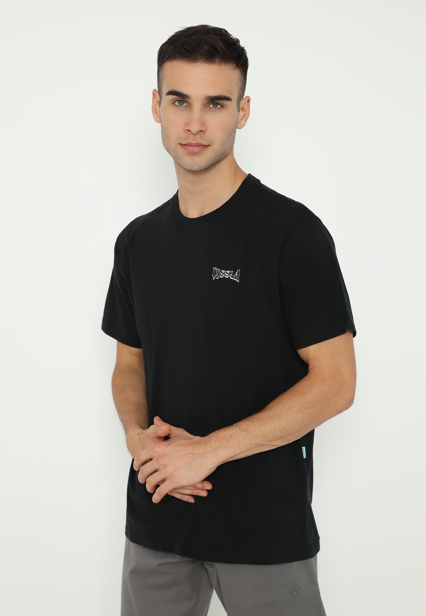 VISSLA-MASTERS OF STOKE COSMIC WASH SS ORGANIC TEE-BLK