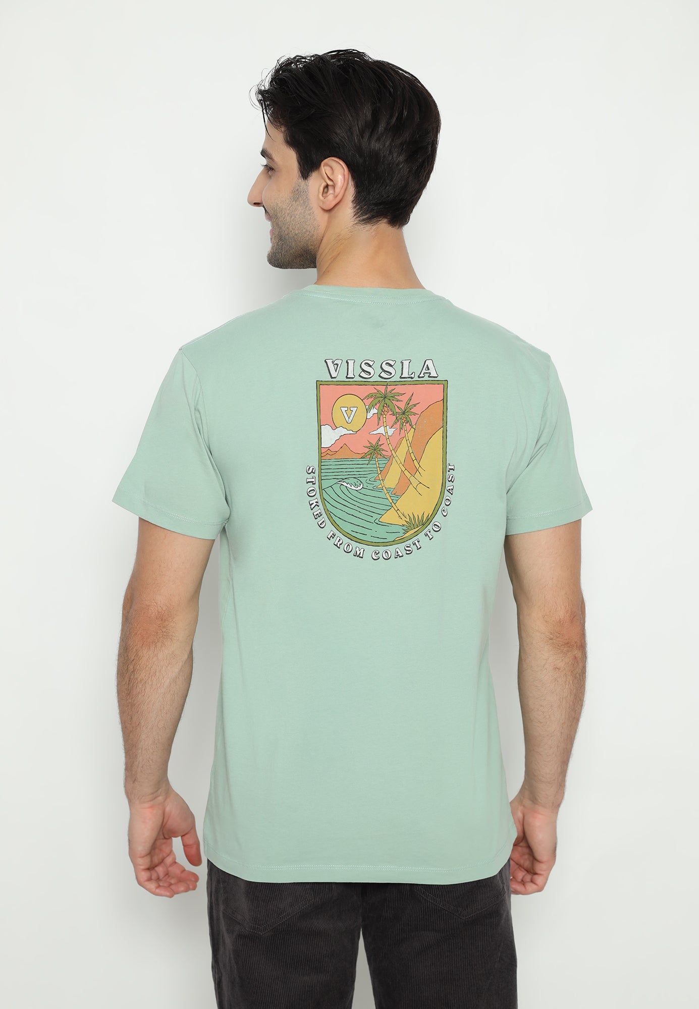 VISSLA-COASTLINER ORGANIC TEE