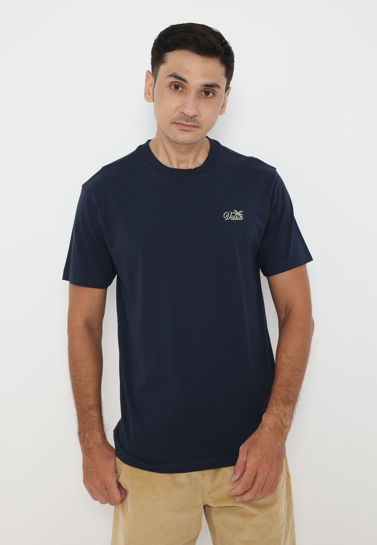 VISSLA-ESSENTIALS ORGANIC SS TEE