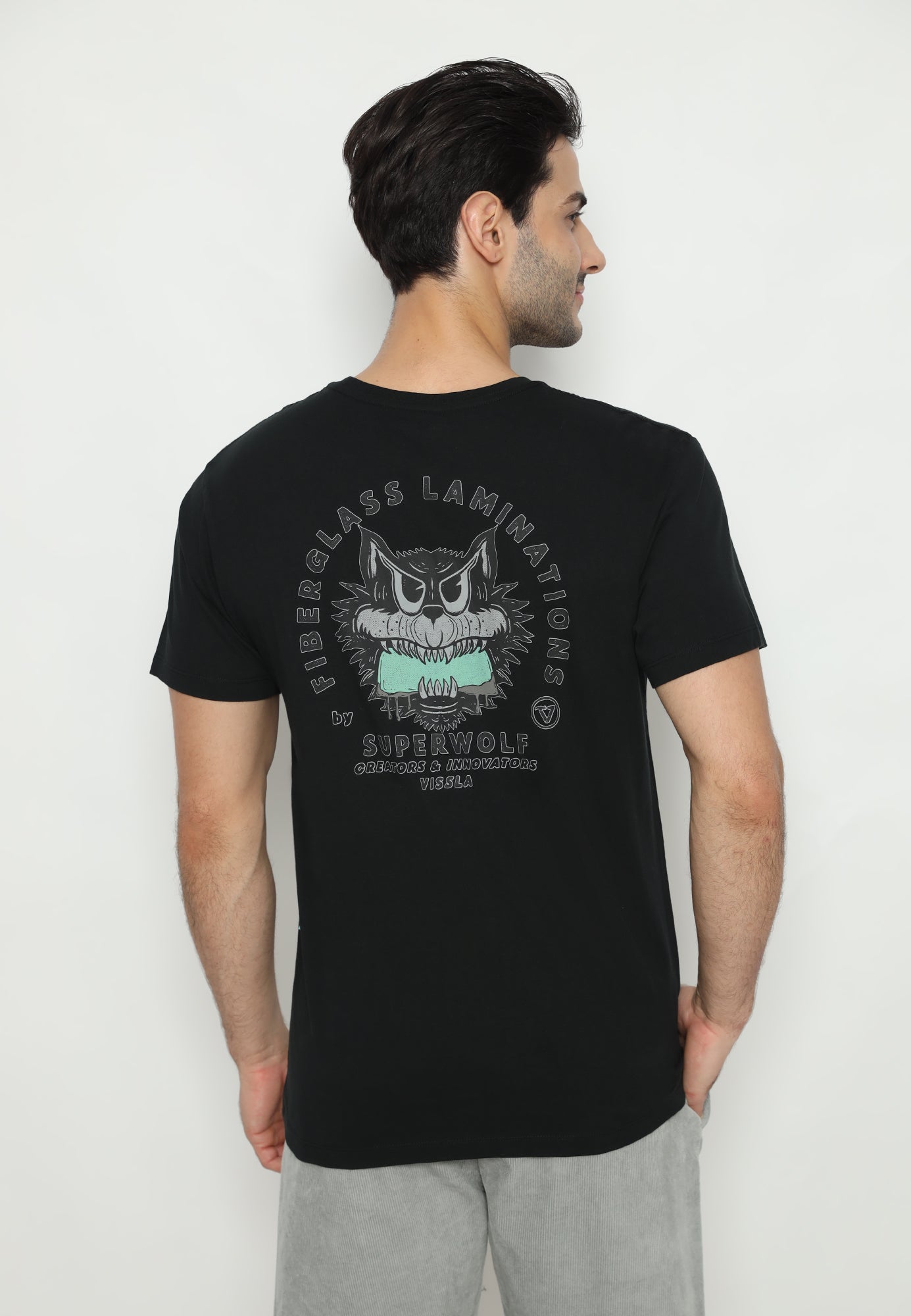 VISSLA-SUPER WOLF PREMIUM TEE