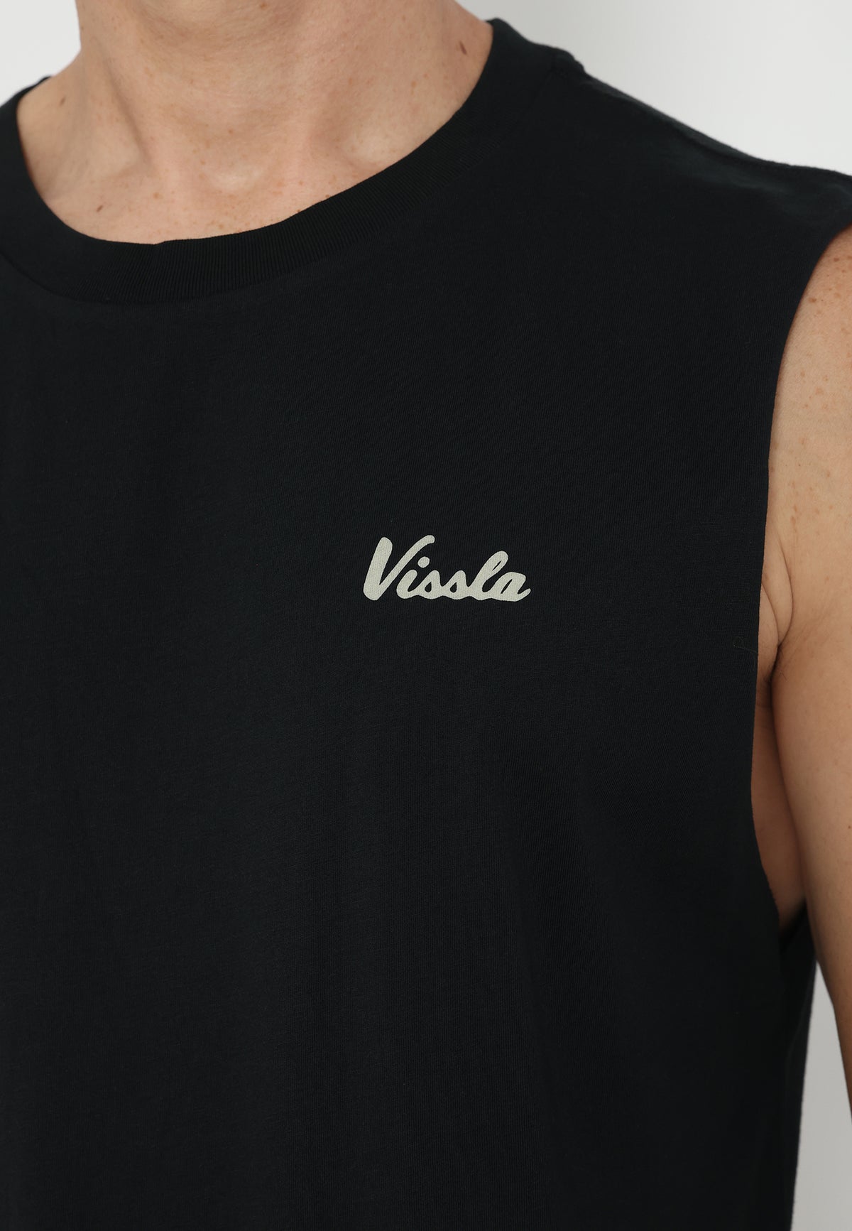 VISSLA-BONEYARDS COSMIC ORGANIC MUSCLE TEE