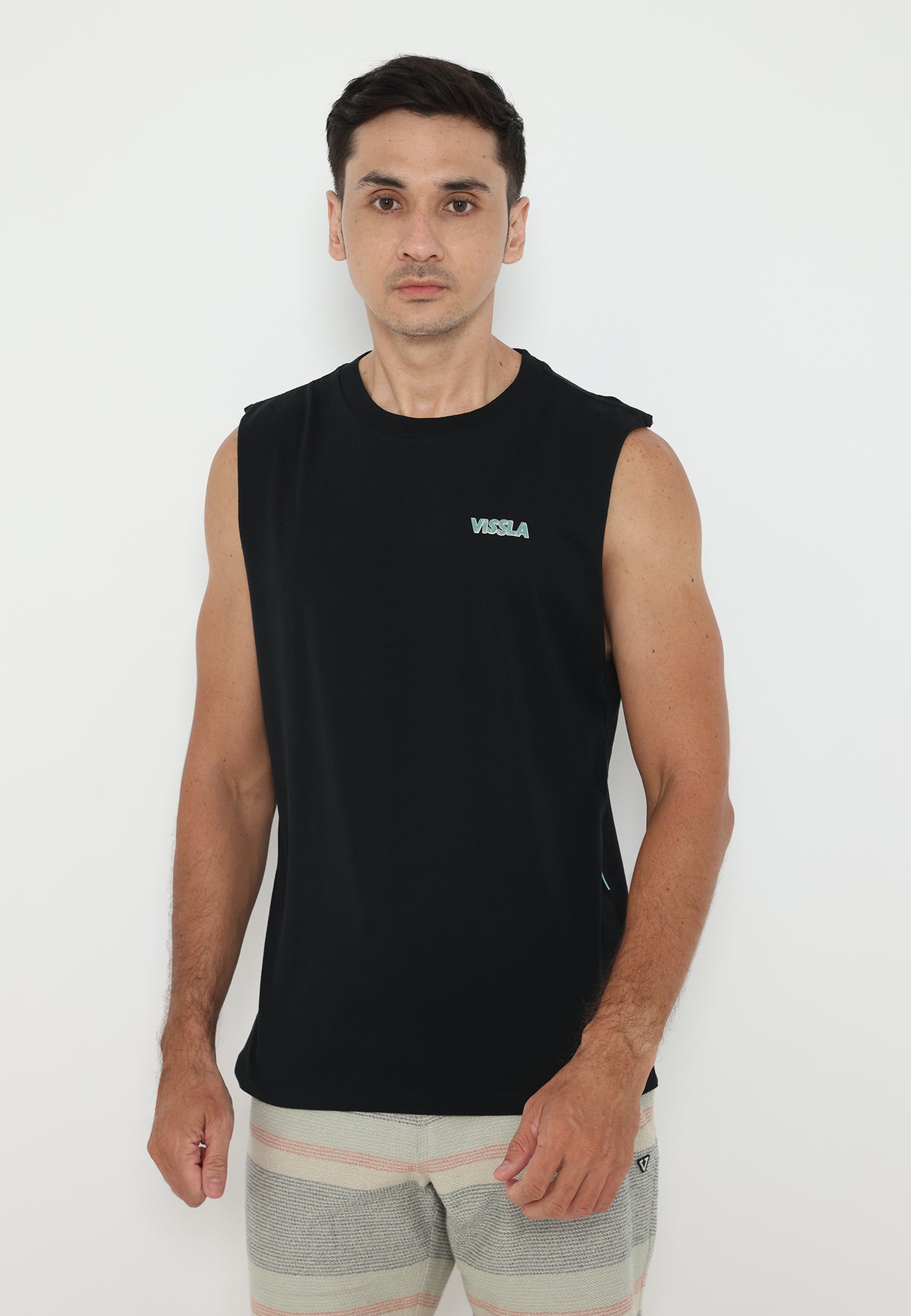 VISSLA-CUTTING EDGE ORGANIC MUSCLE TEE