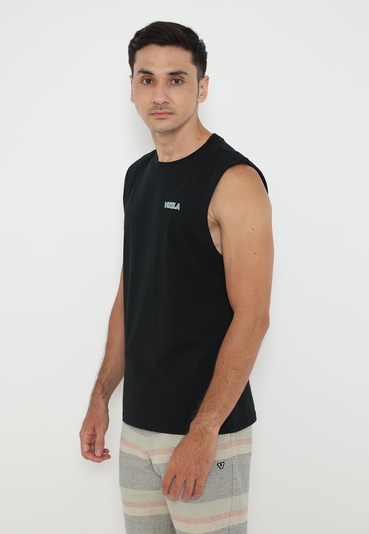 VISSLA-CUTTING EDGE ORGANIC MUSCLE TEE