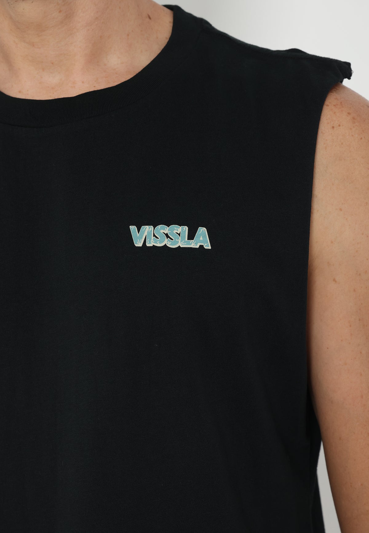 VISSLA-CUTTING EDGE ORGANIC MUSCLE TEE