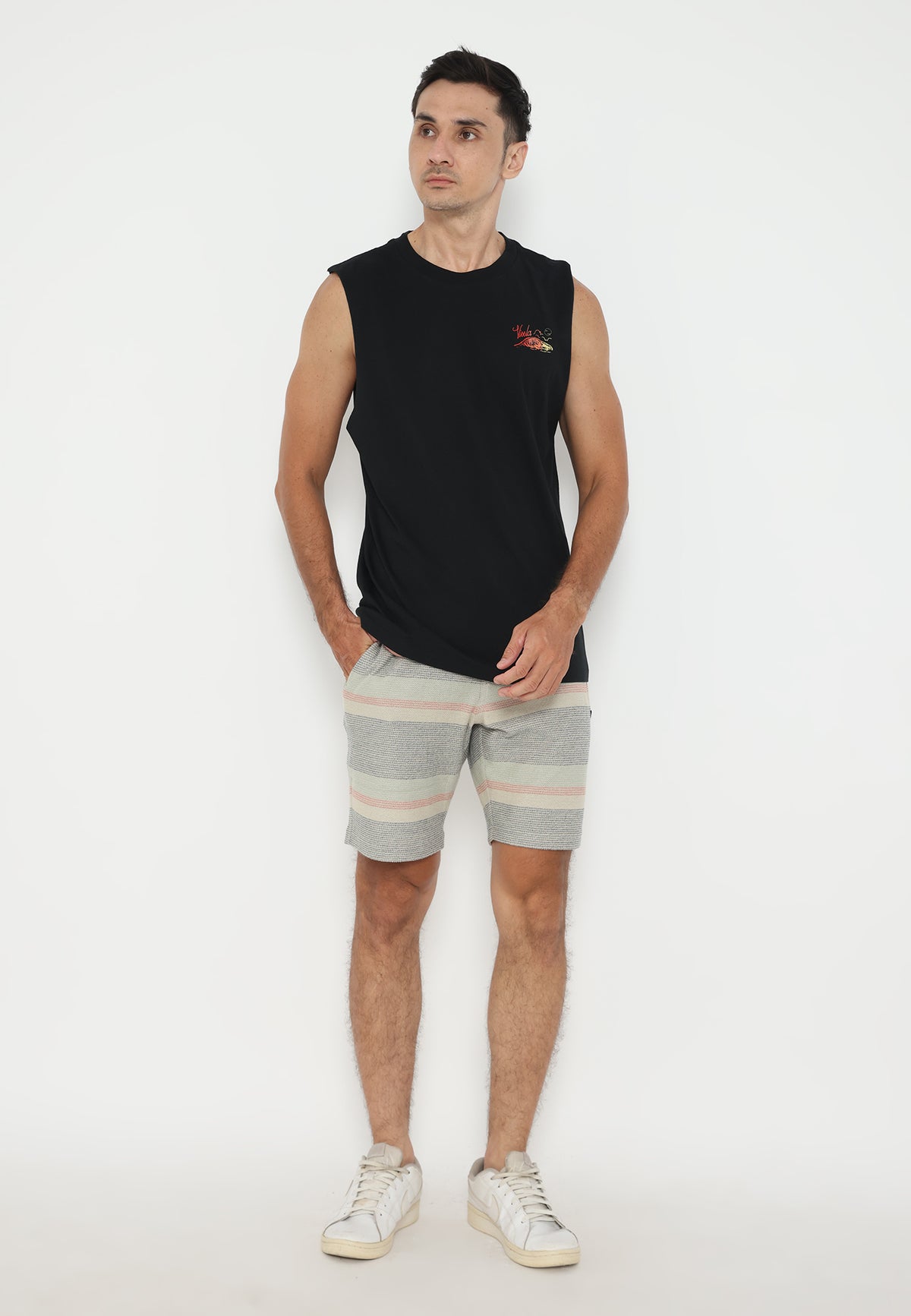 VISSLA-WAVE POOL WARRIOR ORGANIC MUSCLE TEE
