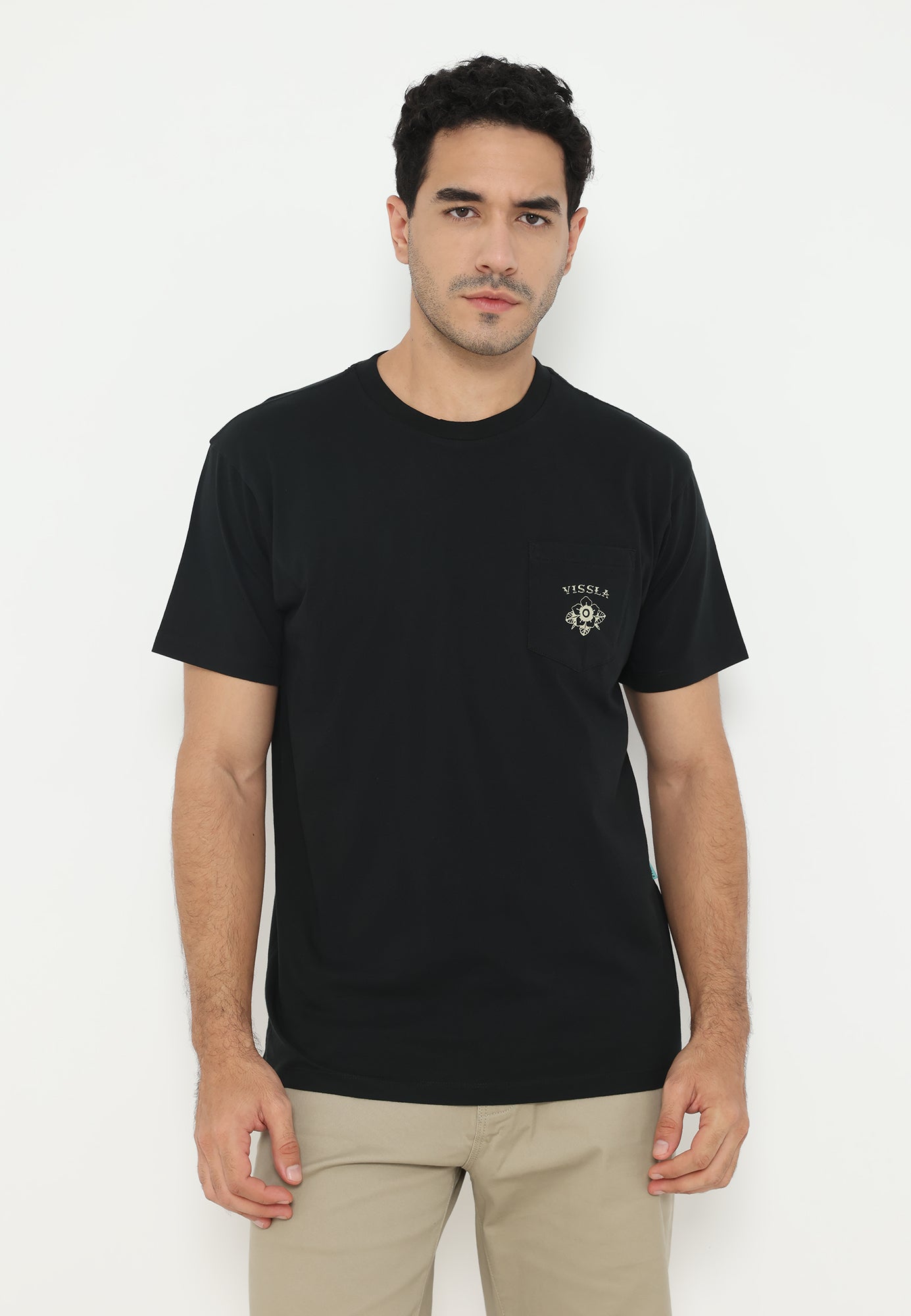 VISSLA-COCONUT CULTURE SS ORGANIC POCKET TEE