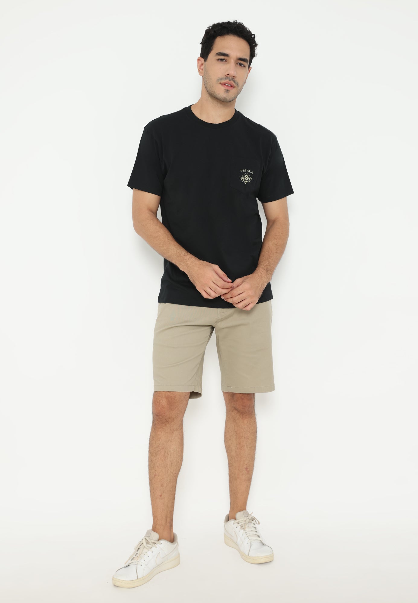 VISSLA-COCONUT CULTURE SS ORGANIC POCKET TEE