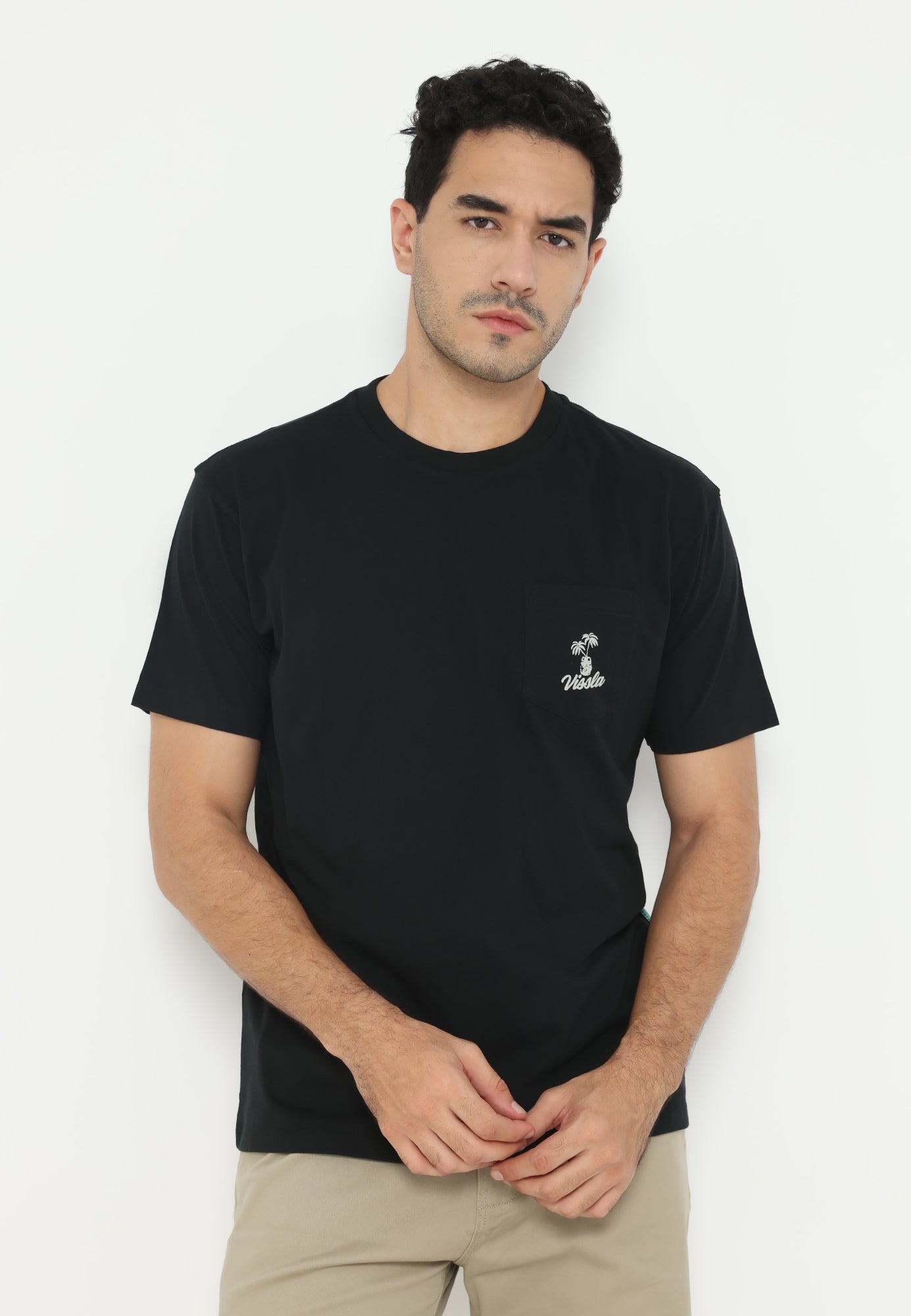 VISSLA-GOONS SS ORGANIC POCKET TEE