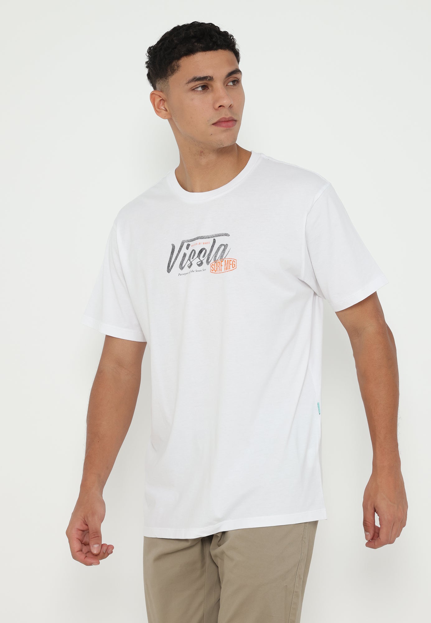 VISSLA-STAMPED SS ORGANIC TEE