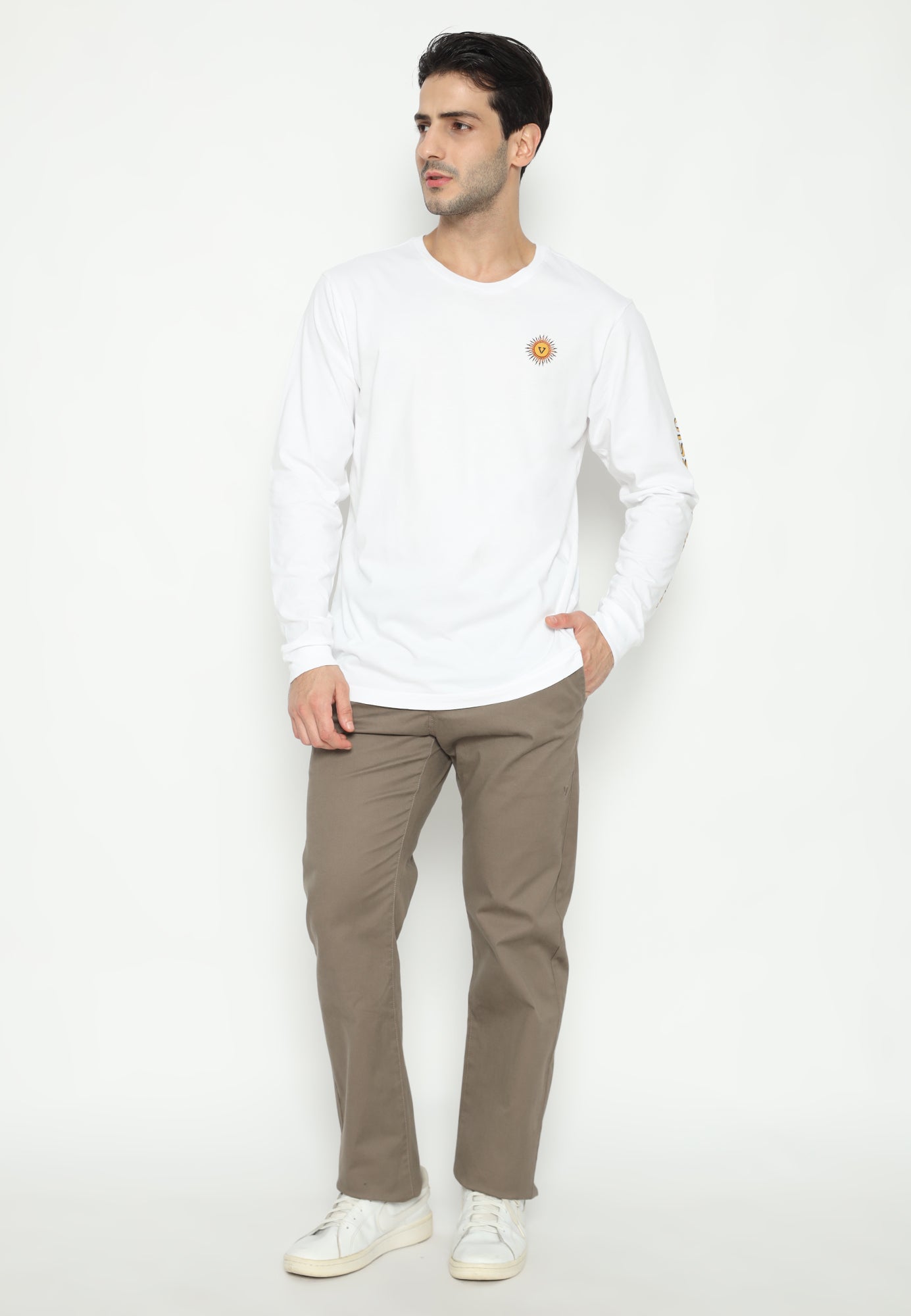 VISSLA☆SOLAR SWELLS LS TEE プリント コットン 長袖 Tシャツ VISSLA-SOLAR SWELLS LS TEE – Vissla Indonesia