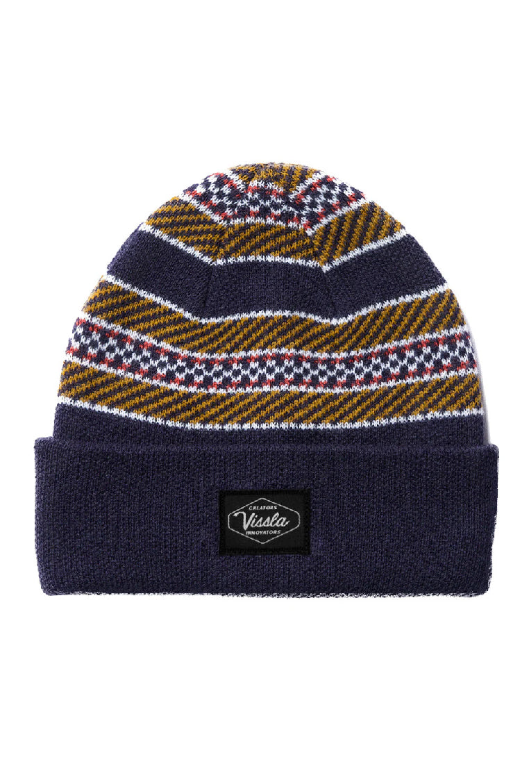 VISSLA-CREATORS JACQUARD BEANIE