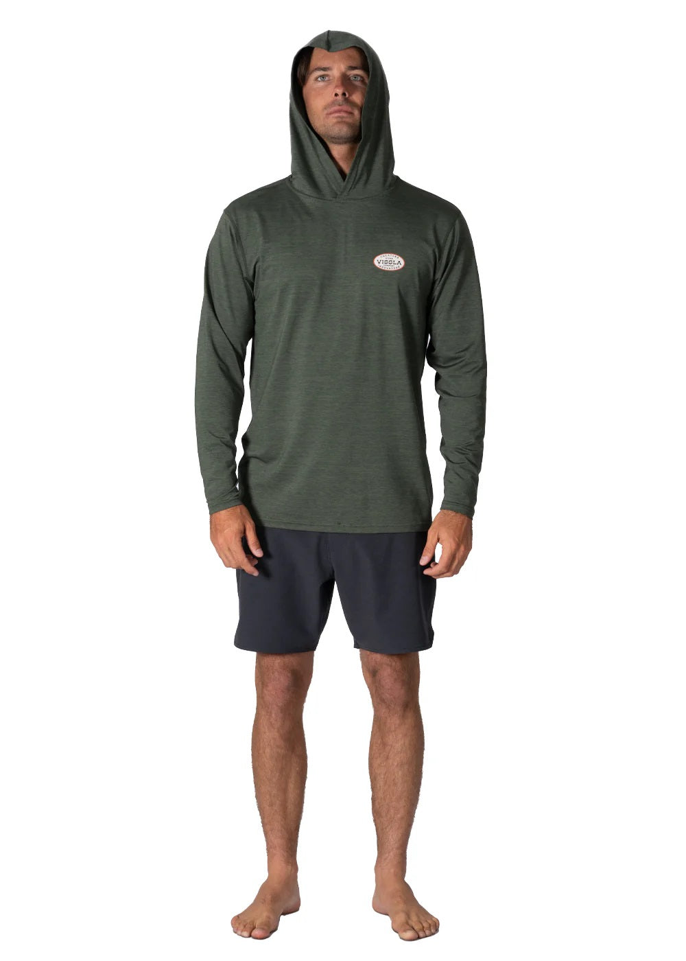 VISSLA-TWISTED ECO HOODED LS LYCRA