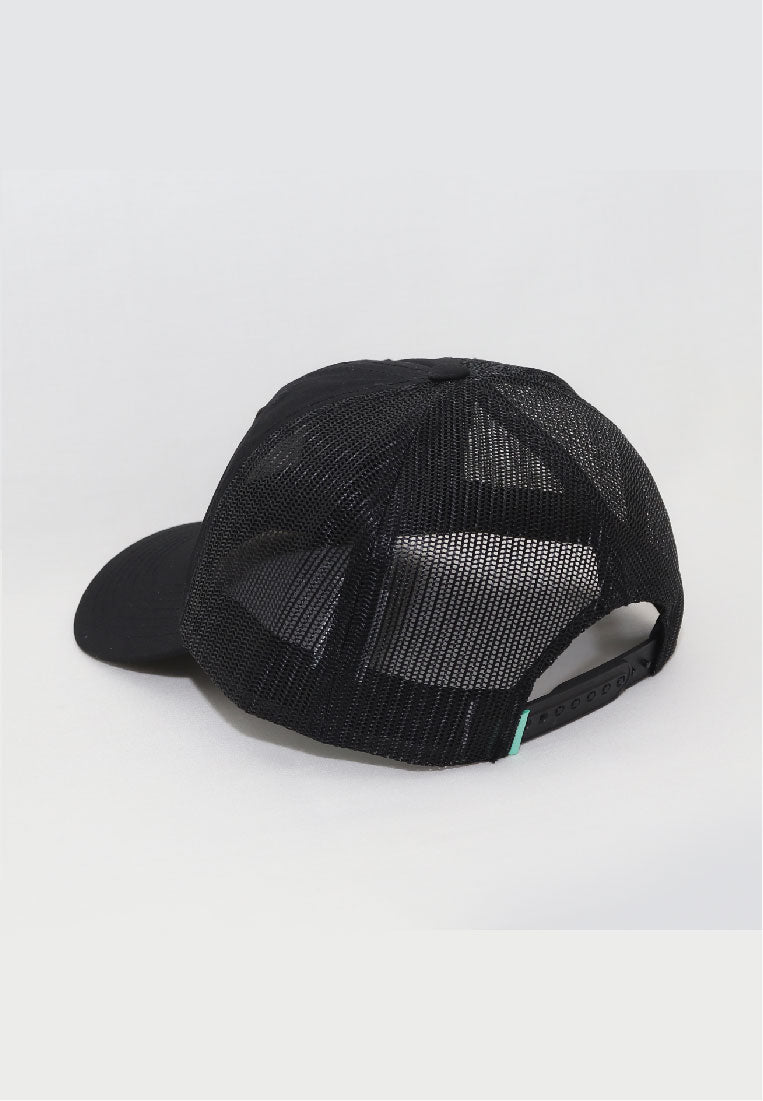 VISSLA-PIN WHEEL ECO TRUCKER HAT-BLK