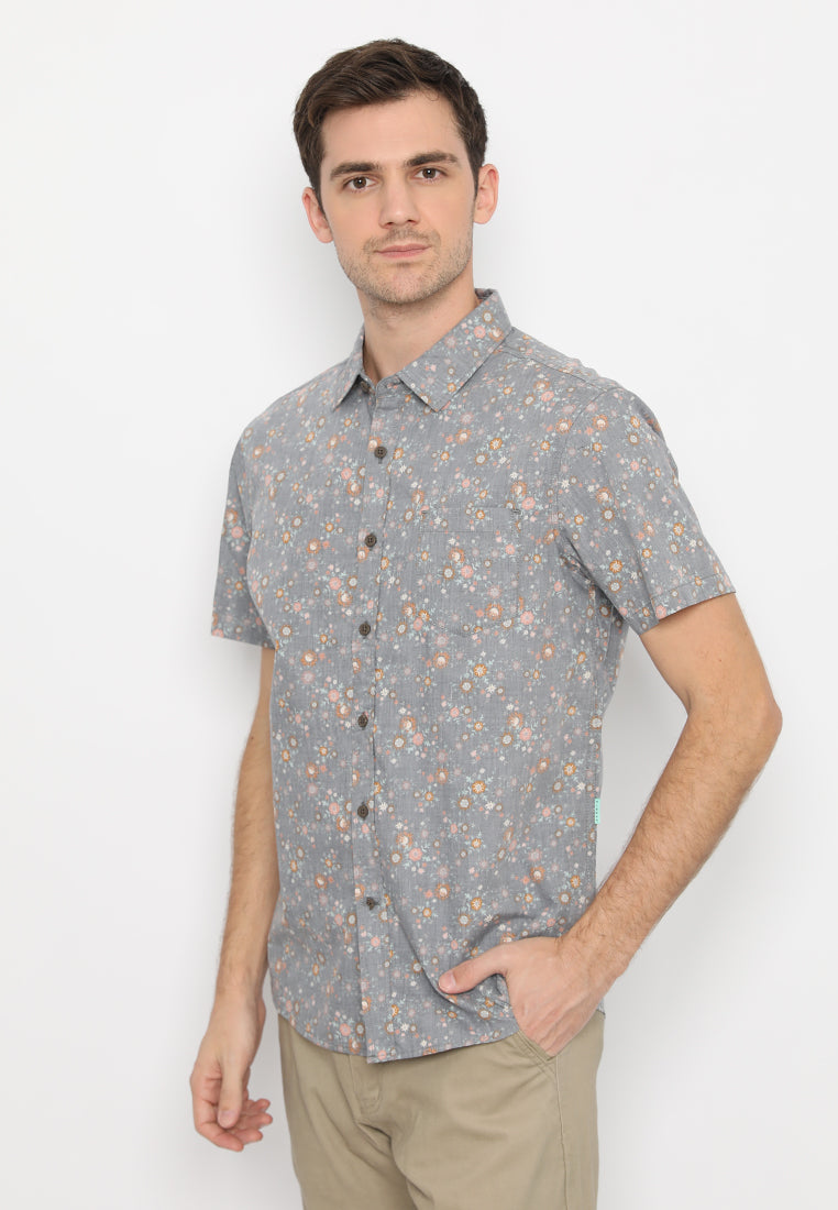 VISSLA-BARRIER ECO SS SHIRT-BLK