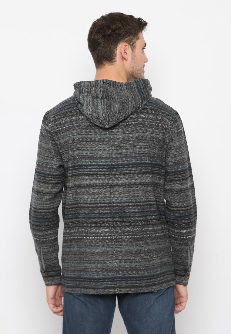 VISSLA-DESCANSO HOODED POPOVER-GRA